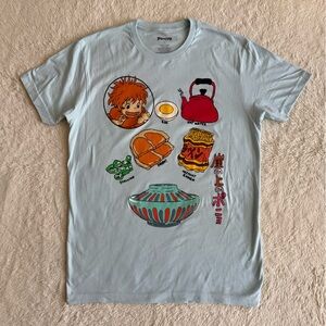 Studio Ghibli Ponyo T-Shirt, Ramen, Box Lunch, Size Large, NEW